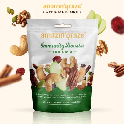 Amazin' Graze Immunity Booster Trail Mix 130g - NO SALT & SUGAR | Halal Certified