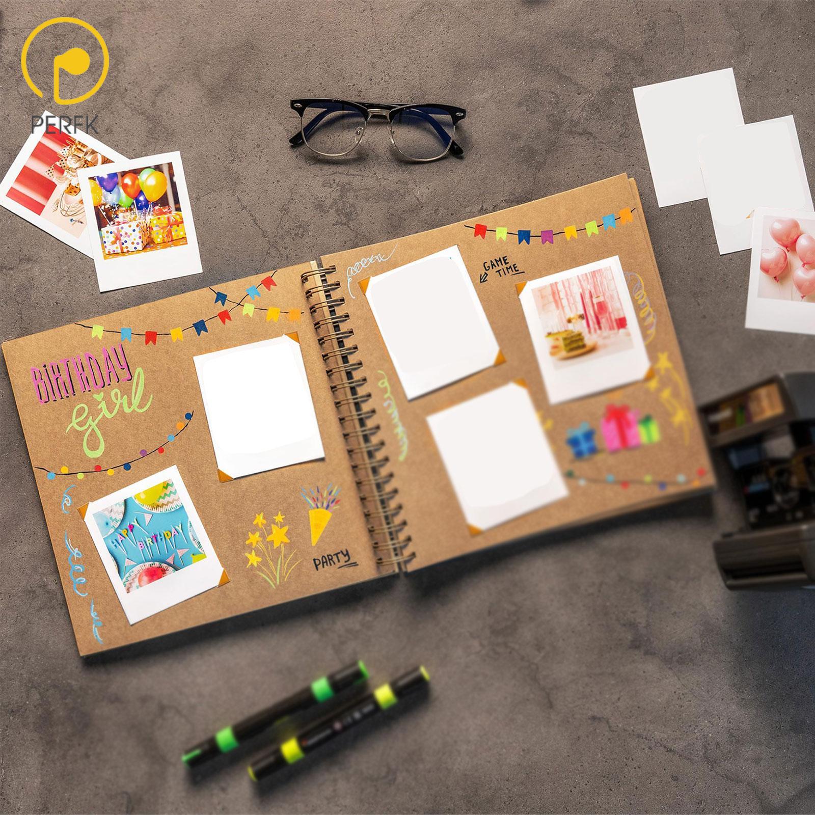 Perfk อัลบั้มรูปเก็บภาพ DIY อัลบั้มเก็บภาพความทรงจำของครอบครัวที่เก็บภาพถ่ายท่องเที่ยวปาร์ตี้เด็กอาบน้ำอัลบั้มสมุดบันทึกความทรงจำ