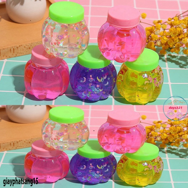 Slam Hộp 7 màu Slime Hình Bí Ngô Loại Đẹp 250ML - MSP956631