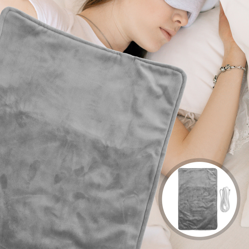 Funnmall Electric Blanket USB Heating Pad Graphene Constant Temperature Foot Warmer Hand Cartoon Wearable Personal Cherry Pit Heated Plug-in Shawl Cat
