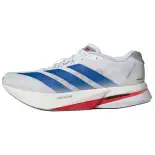 Adidas Adizero Boston 13 Support Low top Running Shoes Mens White Blue Red-JQ1668