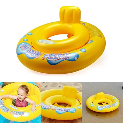 [SG SELLER] Kids Baby Children Swimming Flat Baby Swim Float Inflatable Swimming Ring Swim Aid Trainer Swimming Ring and Inflatable Foot Air Pump