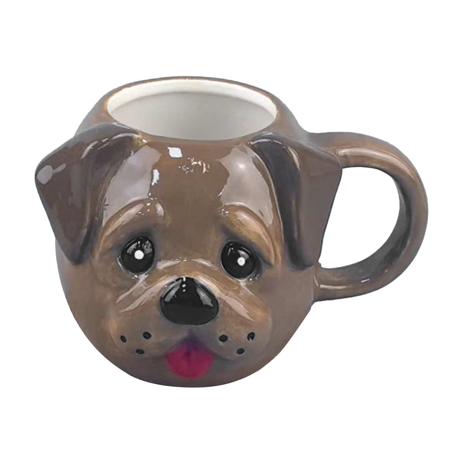 Artistic Ceramic Mug Dachshund Coffee Mug Ceramic 3d Dachshund Dog Mug – Hand-painted Sausage Dog Coffee Cup with Vivid Carved Handle Fun Gift for Dog Lovers and Coffee Enthusiasts in Asia - 3