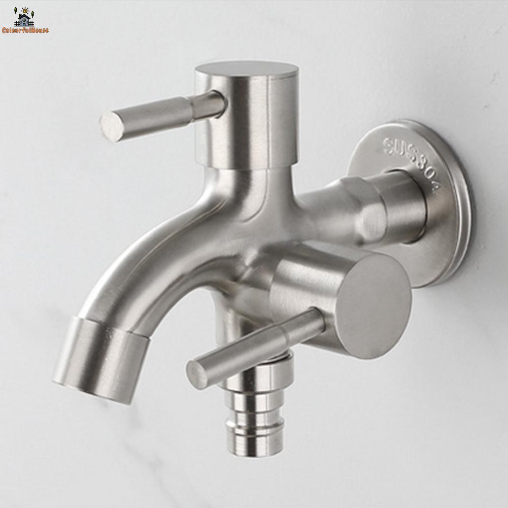 CH SUS304 đôi bằng thép không gỉ chức năng hai chiều tap cho phòng tắm và nhà bếp Giao hàng nhanh chóng