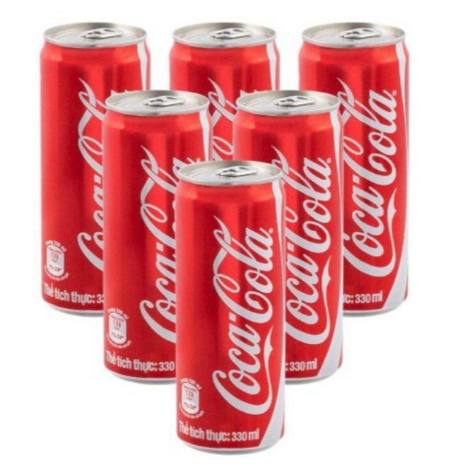 Lốc 6 Lon 320ml Nước Giải Khát Coca-Cola Vị Nguyên Bản Original