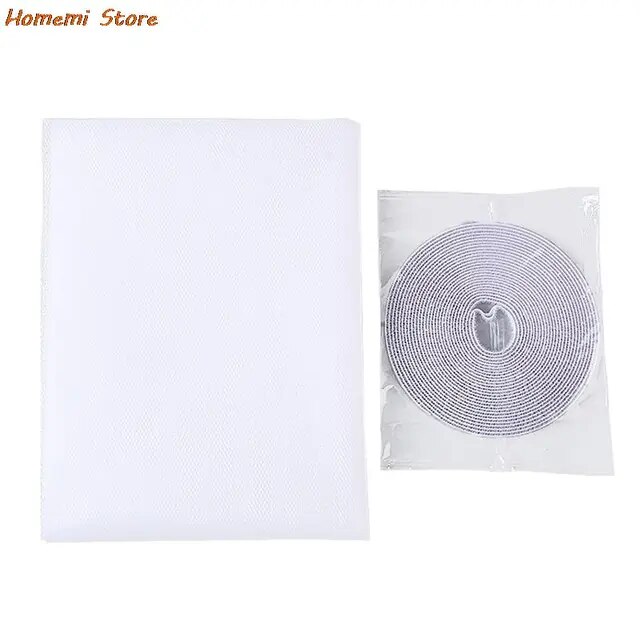 Fly muỗi cửa sổ Net lưới chống côn trùng cửa sổ màn hình Net trong nhà lưới Bug màn chống muỗi dễ lắp với băng hàng dệt gia dụng