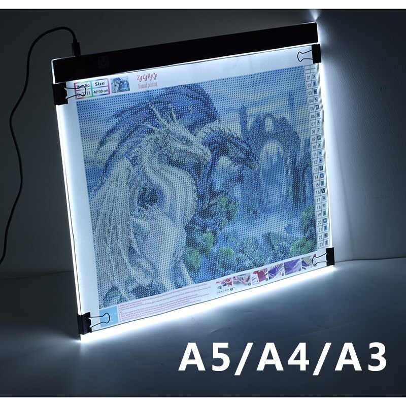 A3 LED Light Pad for Diamond Painting Artcraft Tracing Light Box