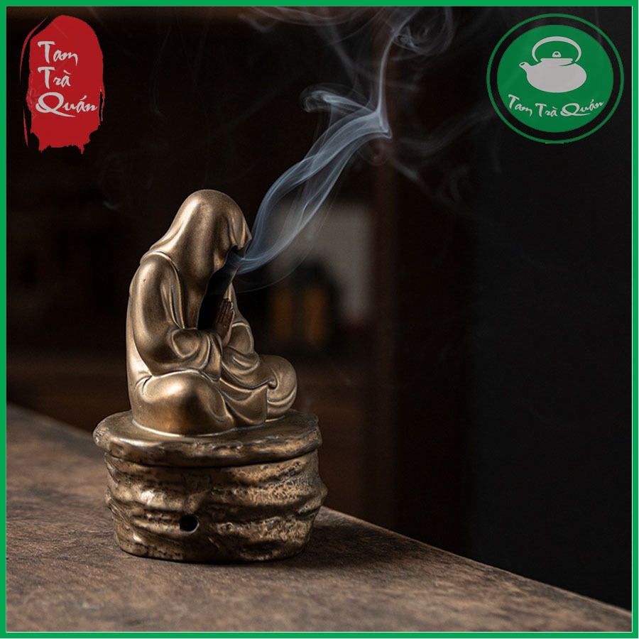 Lư đồng đốt hương trầm dáng thiền tông