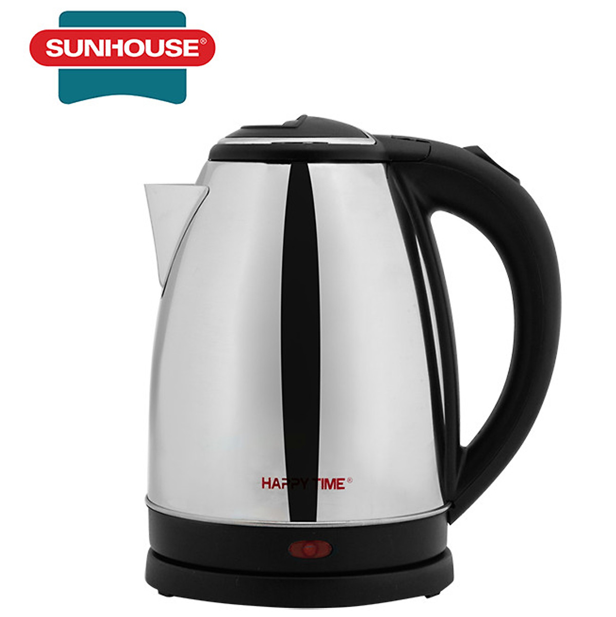 Ấm Siêu Tốc Inox Happy Time HTD1081 (1.8 lít) - Trắng bạc, 1500W, Dung lượng lớn, An toàn tự động ngắt điện