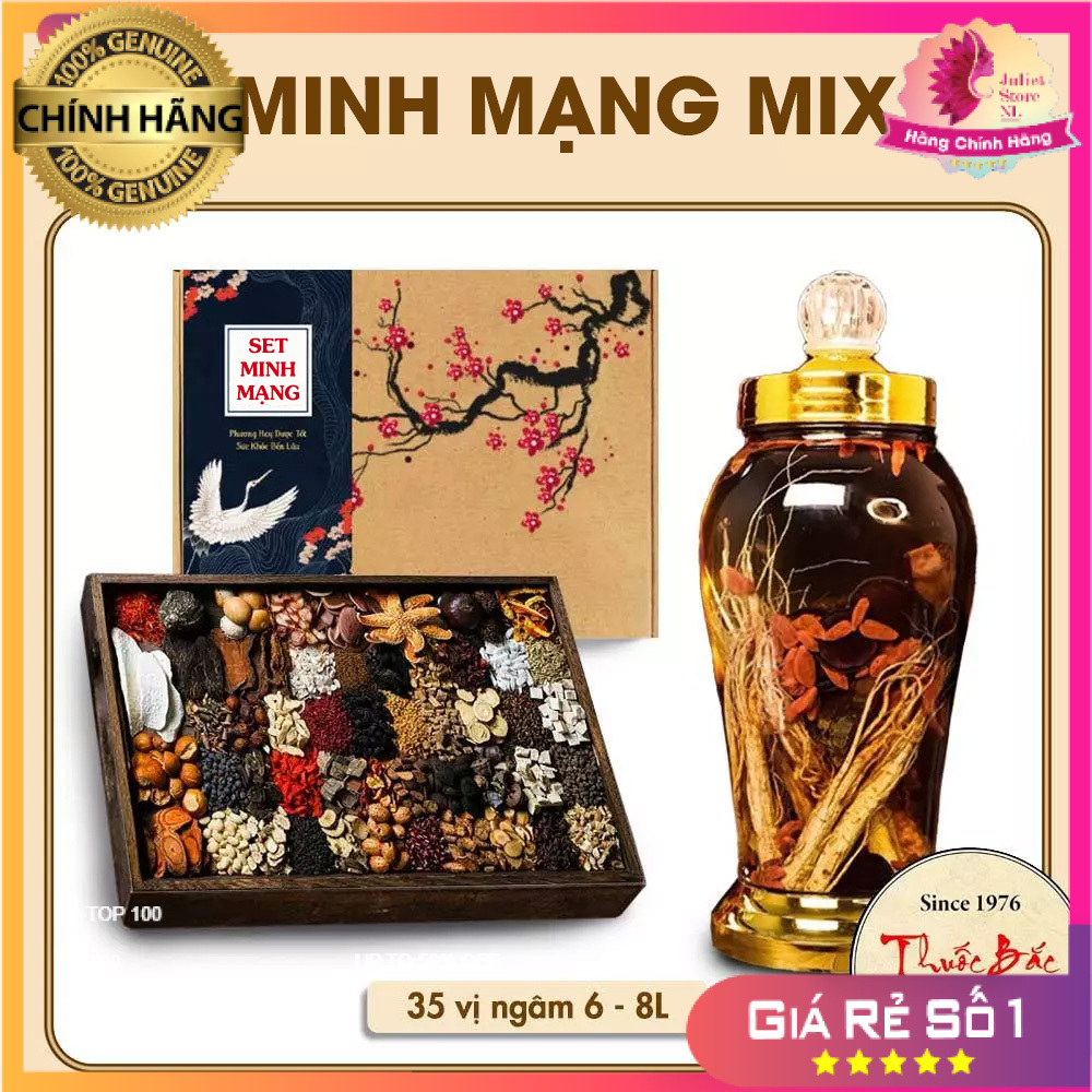 [CHÍNH HÃNG] Minh mạng thang 35 vị thảo mộc giúp tăng cường sức khỏe nam giới