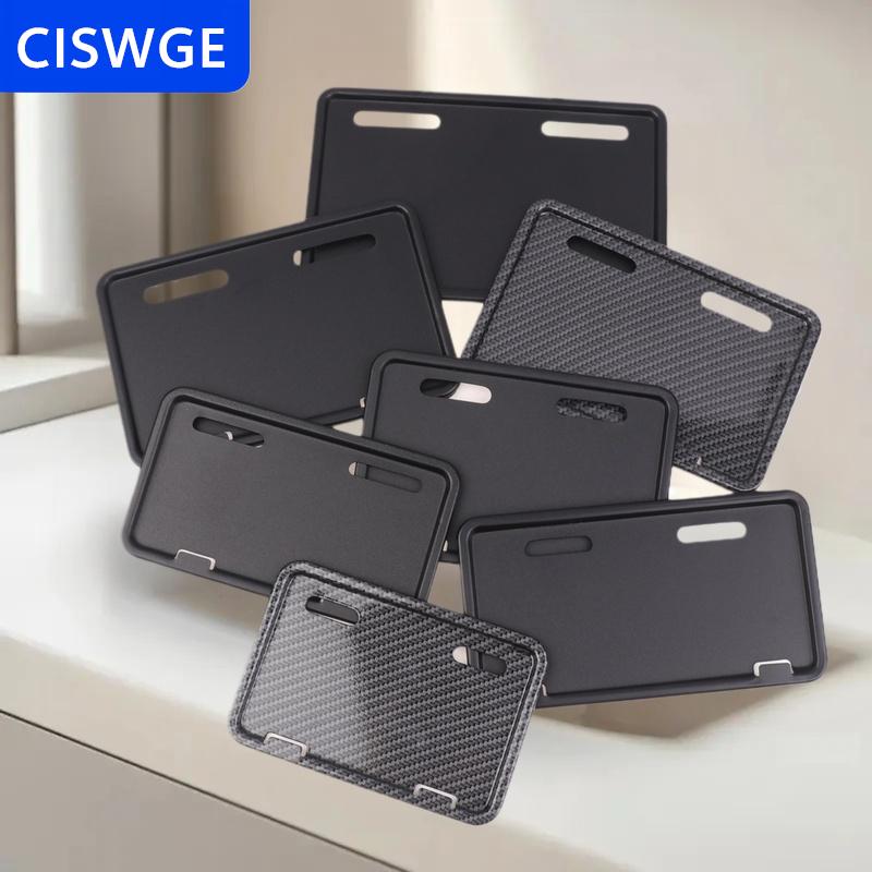 [COD] CISWGE 1 chiếc Khung giữ biển số xe đạp điện thông dụng bằng thép không gỉ khung bảo vệ chống trộm khung biển số xe máy