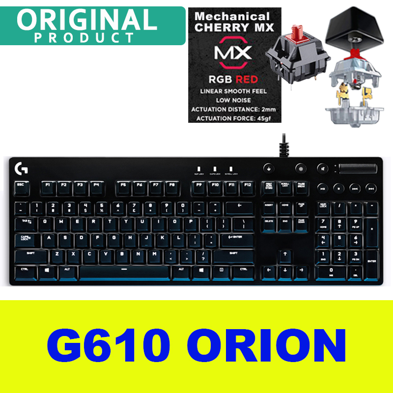Logitech G610 Wired Mechanical Cherry MX Red/Blue Switch Gaming Keyboard Singapore
