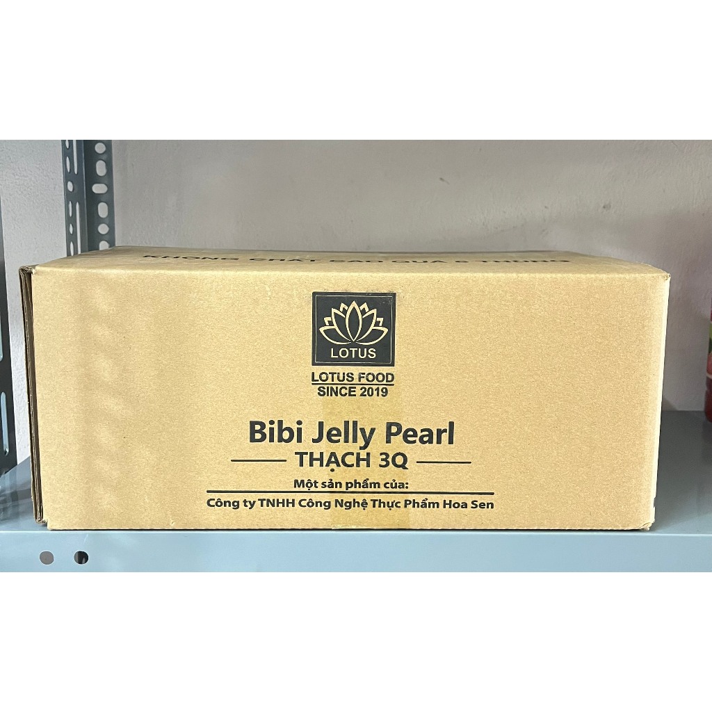 [THÙNG] [6 BỊCH] Trân Châu Bibi jelly - Trắng 2kg/bịch