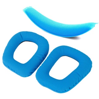 Blue replacement headband cushion pad headband pads earpad for logitech g430 g930 1