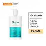 Gel Rửa Mặt Sạch Thoáng Simple Purify+ 240ml  Guardian Việt Nam