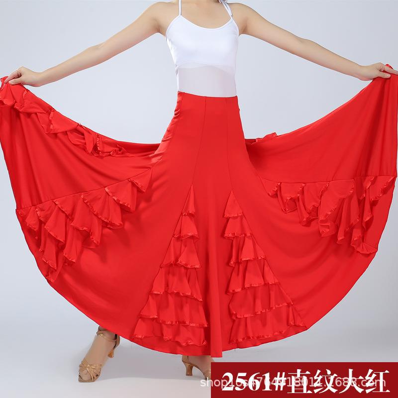 Waltz hiện đại váy khiêu vũ khiêu vũ quảng trường khiêu vũ tiêu chuẩn quốc gia khiêu vũ mẫu mới váy lớn tập luyện váy dài tôn dáng