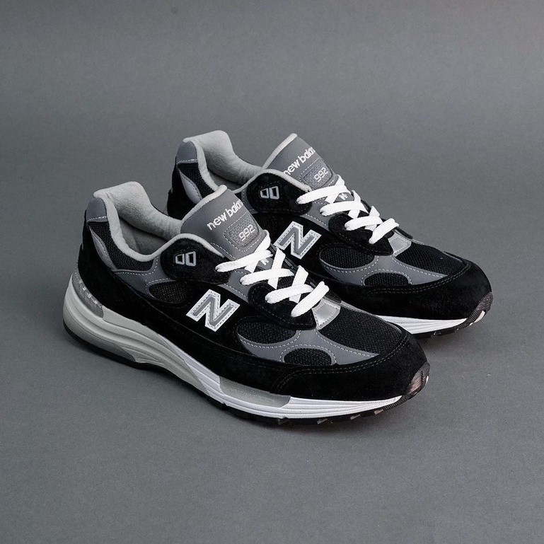 🎁 Nóng bán 🎁 Giày Thể Thao New Balance 992 Black Grey Cao Cấp