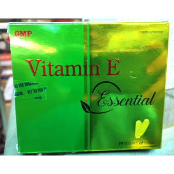 Vitamin E Natural Mediphar USA viên nang mềm Viên uống hỗ trợ đẹp da, giảm lão hóa li