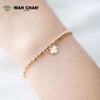 WAH CHAN S925 ITALIAN Silver Bracelet - Clover Chaining Beads NSBCM020