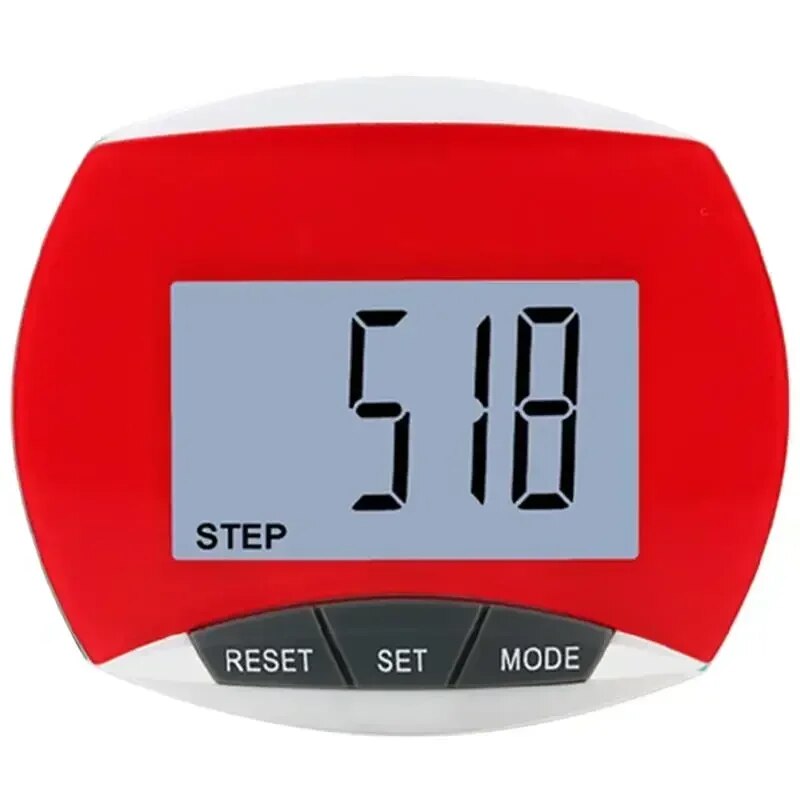 Red Red Step Waterproof Movement Counting Walking Multi