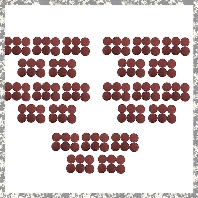 (YTSN) 120pcs 5inch 125mm Round Sandpaper Disk Sand Sheets Grit 80/100/120/180/240/320 Hook and Loop Sanding Disc