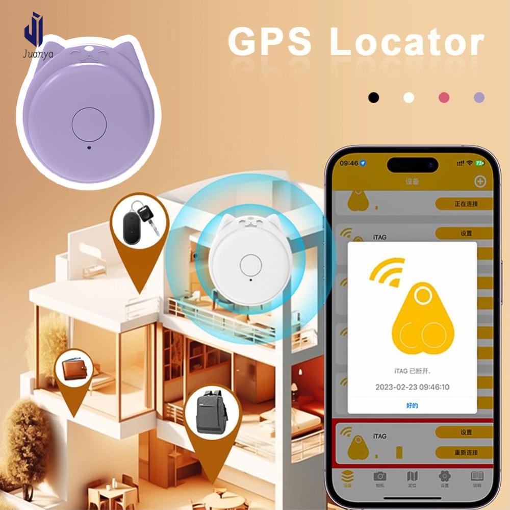 Juanya Thông Minh Bluetooth Pet Định Vị Trẻ Em Chống Mất Định Vị Key Chống Thấm Nước Chống Mất Thiết Bị Từ Xa Chính Xác Tracker Bộ định vị toàn cầu Cho IOS Android