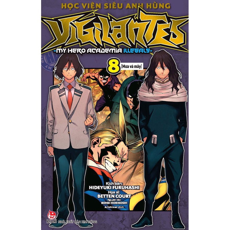 Sách -Học Viện Siêu Anh Hùng Vigilantes - My Hero Academia Illegals -Vol 8