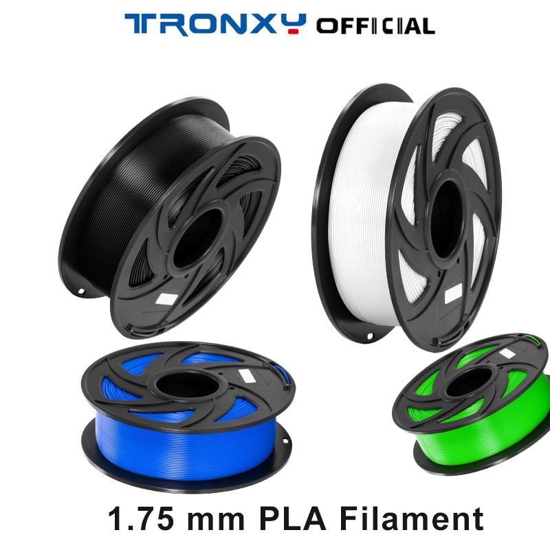 Tronxy dây nhựa PLA cho Crux 1 x5sa fdm 3D máy in 1.75mm 1 kg/cuộn cao su vật liệu vật tư tiêu hao 10 lần độ dẻo dai in nhanh