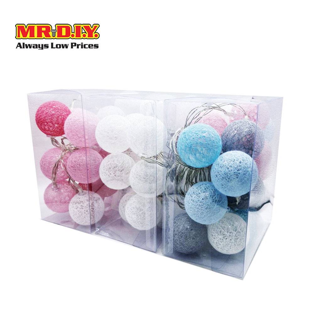 มิสเตอร์.ดี.ไอ.วาย. ไฟบอลประดับห้อง (คละสี) ราคา 160 บาท*ส่งฟรี