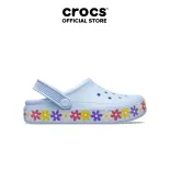 Giày Clog Trẻ Em Crocs Toddler Off Court Daisy - Blue Calcite - 209067-4NS