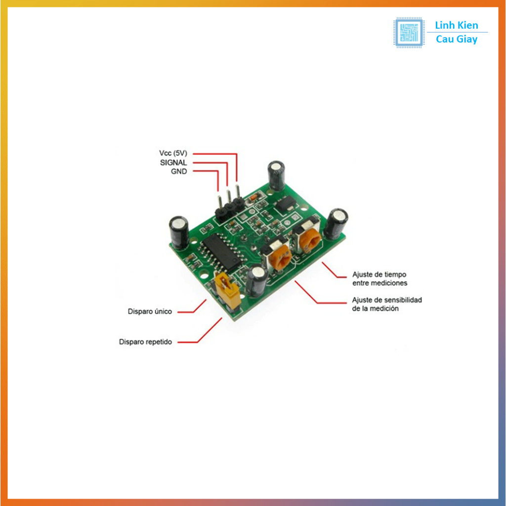 Module HC-SR501 Cảm biến chuyển động