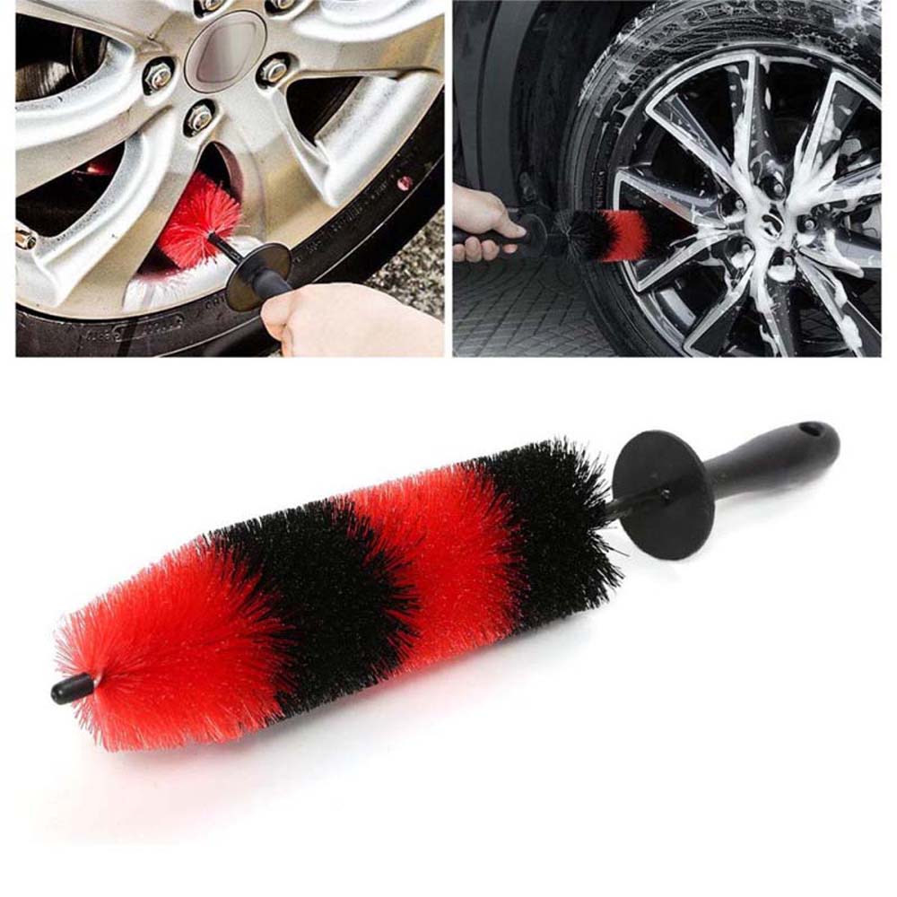 60CM Tire and Wheel Brush Car Cleaning Kit Wash Tool Brush Detailing Tyre  Grille Engine Rim