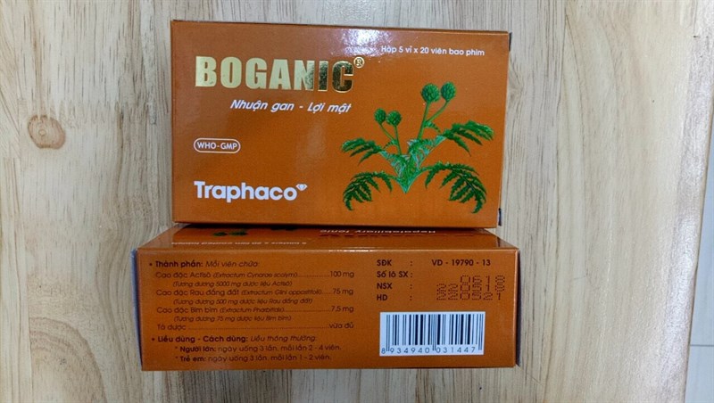 Viên uống Boganic Traphaco giúp giải độc gan, mát gan