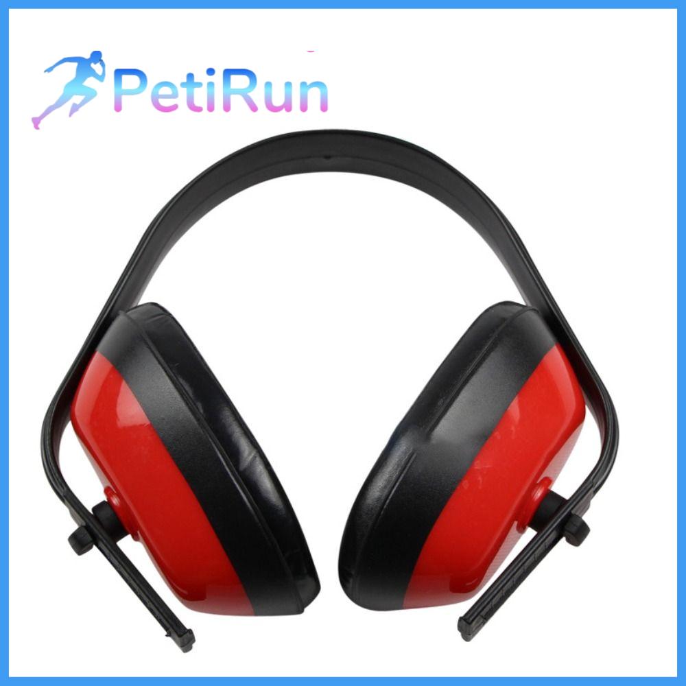 PETIRUN Nhựa Bảo vệ tai Đỏ Giảm tiếng ồn Tai nghe trùm đầu Bảo vệ Có thể điều chỉnh  tai cách âm Ngoài trời