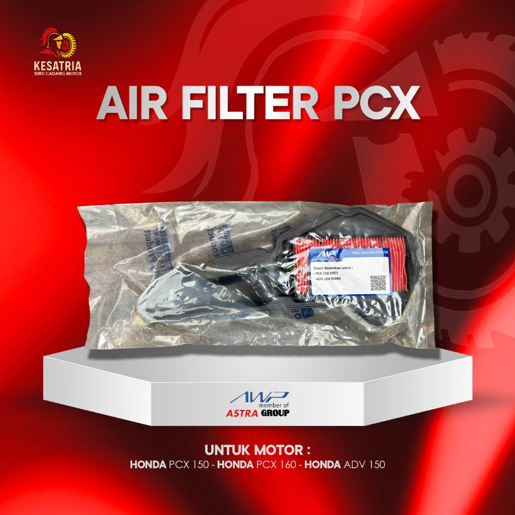Air filter lus 150 Honda Oggy 150/pcx160 Harga 59,500 rupiah*Gratis Ongkir