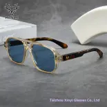 Hanlu Thời trang nam Kính mát Kính râm vuông hoạt động ngoài trời Kính mát nữ Kính mát