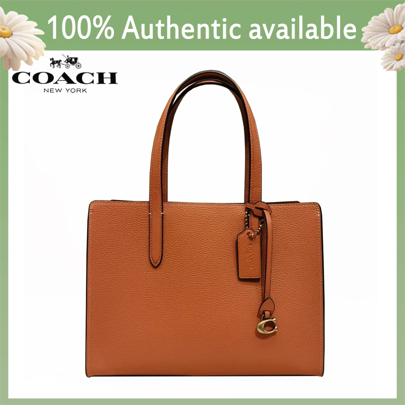 new style 2024 tote bag Small for women official store authentic original CARTER CARRYALL 28 sling Bags CK457 CJ806 Leather shoulder Handbag Commuter Shopping bag Size:28×20.5×10.5cm ราคา 3,802 บาท*ส่งฟรี