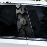 Iriisy 2 cái nhãn dán ô tô B cột trung tâm Cột bọc decal bao gồm tự làm chống xước miếng dán trang trí thân chống thấm nước hình dán cạnh