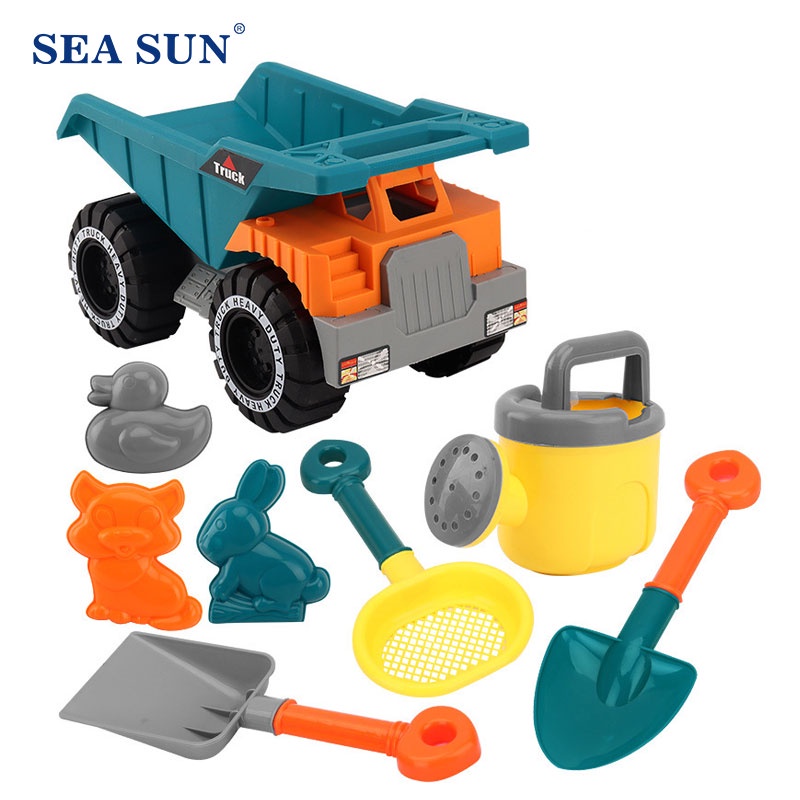 Bộ 8 món đồ chơi xúc cát Sea Sun Toys thú vị cho bé