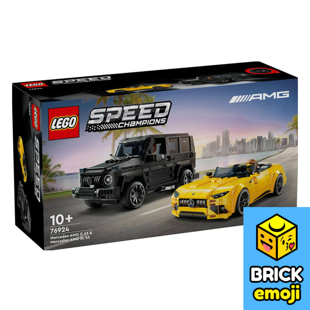 LEGO 76924 Speed Champions Mercedes-AMG G63 & Mercedes-AMG SL63 Đồ chơi khối xây dựng