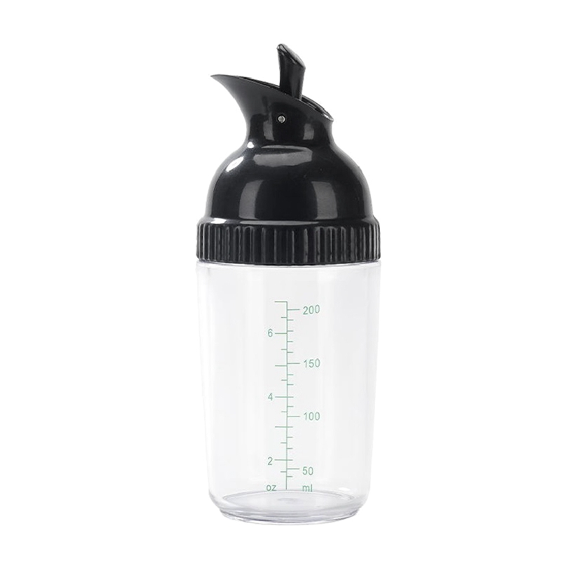 Easy Grips Salad Dressing Shaker Dispenser Leakproof Container Bottle Universal Sauces Mixer with Scales Kitchen Gadget