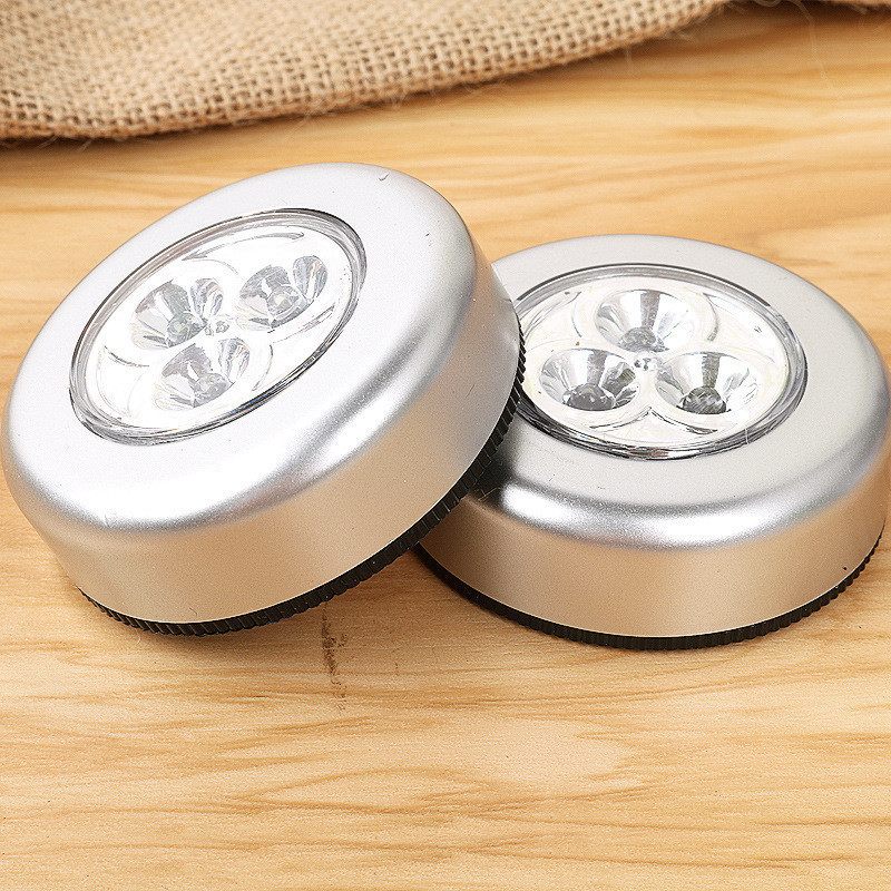 Đèn Led Dán Tường 3 Bóng Gắn Tủ Quần Áo Phòng Ngủ Tủ Bếp Dùng Pin AAA [ HCM ]