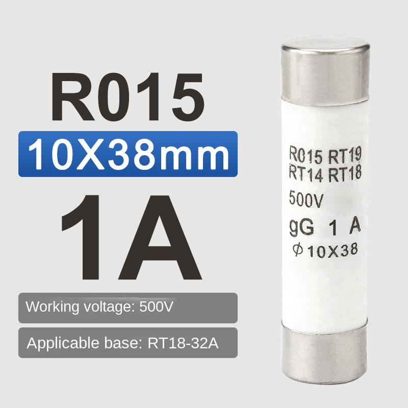 Cầu Chì Gốm 1A | RO15 RT18 RT14 - Lõi Cầu Chì 1A-32A, Kích Thước 10x38mm