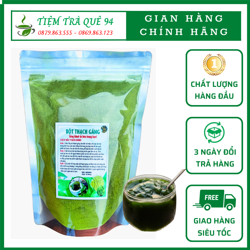 Bột thạch găng, bột thạch găng tam đảo giúp lợi tiêu, mát gan và giải nhiệt cơ thể