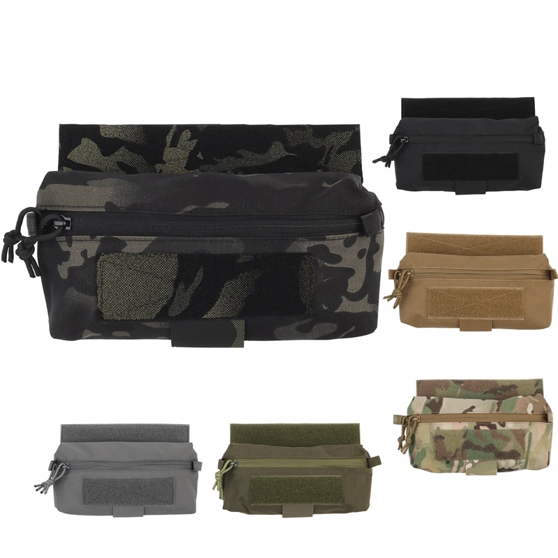 Tactical Drop Pouch Sub Abdominal Carrying Kit Bag For Tactical Vest Chest