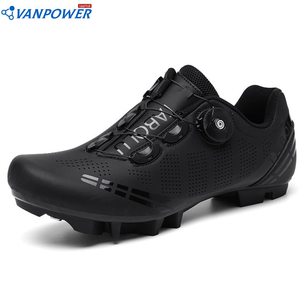 Mens Bicycle Riding Shoes Lightweight Cycling Shoes Flat Racing Speed Sneakers Breathable for Road Bike Mountain Bike