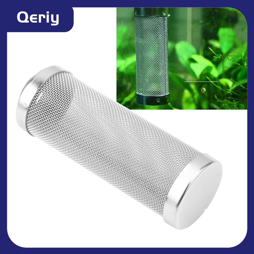 QERIY silicon Lưới lọc bể cá Ống lọc trước  loại Lưới thép không gỉ Lưới lọc khí nạp Phụ kiện Bọc lưới ống lưới Bộ lọc tôm Hít thở bể cá