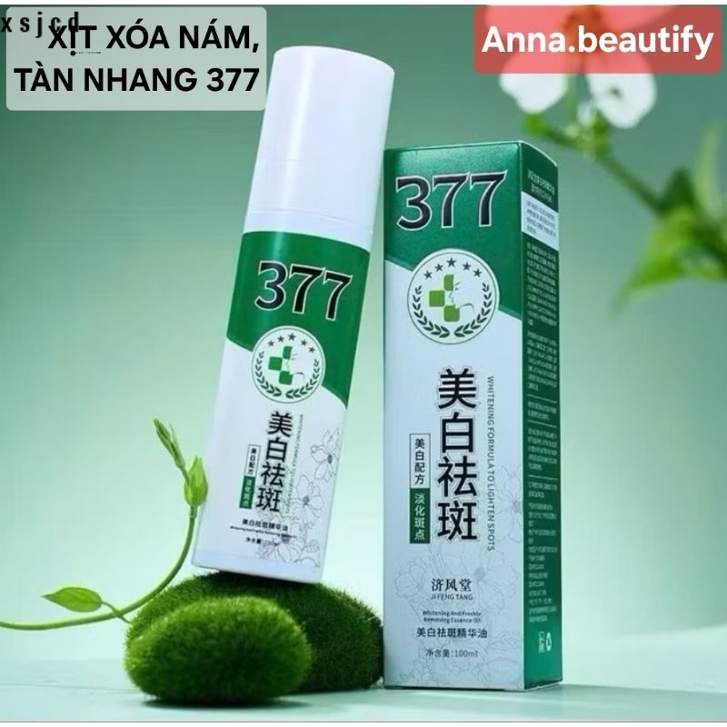 Chai xịt Melanin xóa nám tàn nhang 377 hỗ trợ làm mờ cải thiện làn da dưỡng ẩm da cho làn da trắng sáng 100ml hàng mới miễn phí vận chuyển khuyến mãi bảo hành chính hãng sản phẩm chất lượng cao an toàn cho da