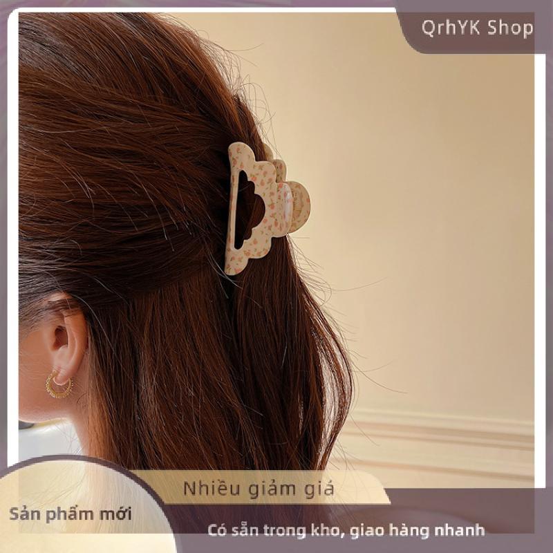 Hàng có sẵn✨ Dễ Thương Hoa Tóc Claw Clip Cổ Điển Thời Trang Mùa Xuân Bên Tóc Clip Lớn Trung Bình Nhỏ Hàn Quốc Phong Cách Mũ Phụ Kiện Tóc