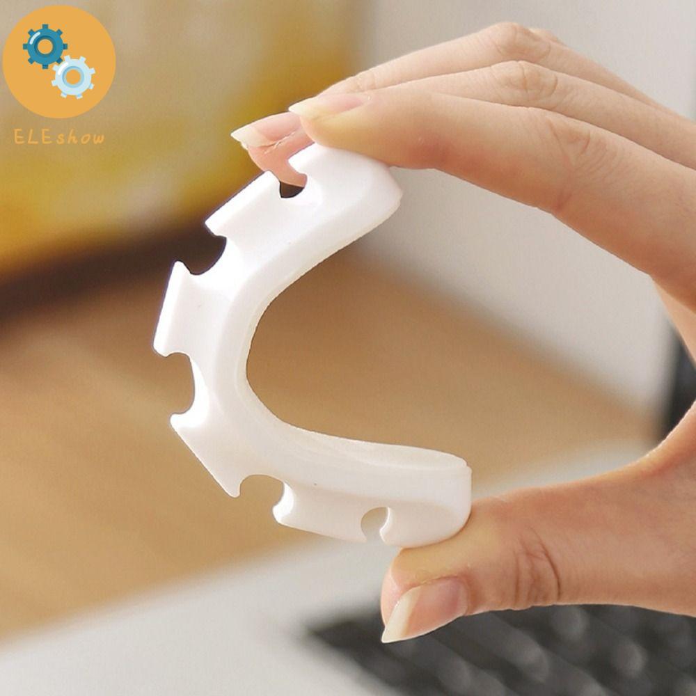 DOUBLEL Cuộn cáp USB Kẹp giữ cáp Kẹp quản lý Silicone Sắp xếp dây Giá đỡ dây Giá giữ dây dính Dây cáp Nhà